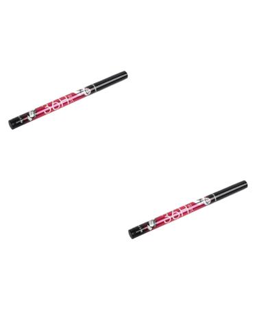 Beavorty 2pcs Eyeliner Pencil Waterproof Liquid Eyeliner Eyeline Liquid Pencil No Smudge Makeup 1 count (Pack of 1) As Shownx2pcs