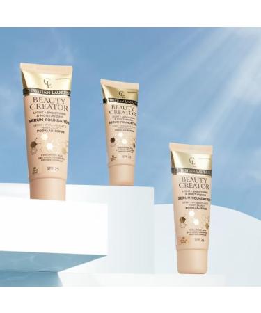 Christian Laurent Beauty Creator Lichtgewicht Smoothing & Hydrating Foundationserum met SPF25 No 20 Vanilla beige 30 ml 30 ml 1er Pack 20 Vanilla Beige - Buy Online on GoSupps.com