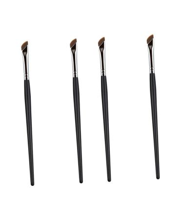 FRCOLOR 4 Pieces Eyebrow Brush Cosmetic Blending Brush Flat Thin Eyeliner Brush Eyebrow Brush Makeup Brush Cosmetic Brush Flat Eyeliner Brush Chamfer Eyeshadow Brush