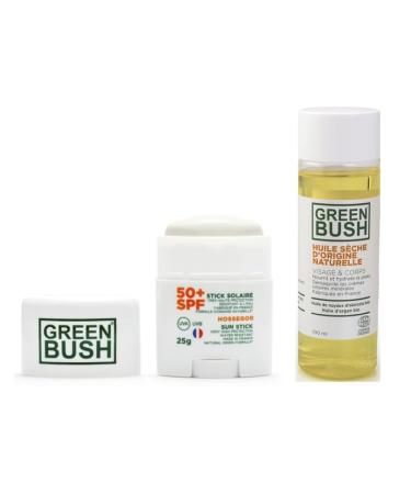 Greenbush Sun Stick SPF 50 + Organic Dry Oil (White Stick)