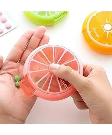 Weekly Pill Box - Cute Round Travel Organizer with 7 Compartments (Pack of 3) Perfect for International Use - Buy Online on GoSupps.com