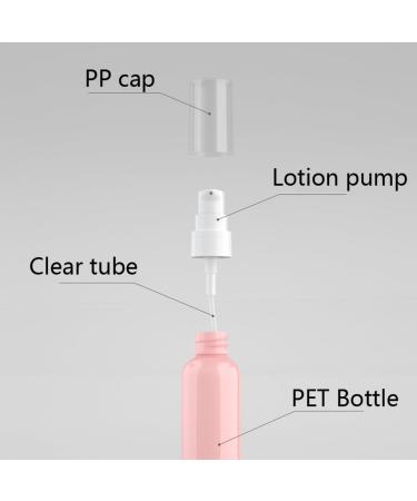 ZEOABSY 12 Pieces 50 ml Red Lotion Bottles with BlackÂ Pump 50ml Empty PET Plastic Lotion Pump Bottle Cosmetic Gel Travel Container for Cosmetic Make up Cleaning + 2 x Funnel Red 50 ml - Buy Online on GoSupps.com