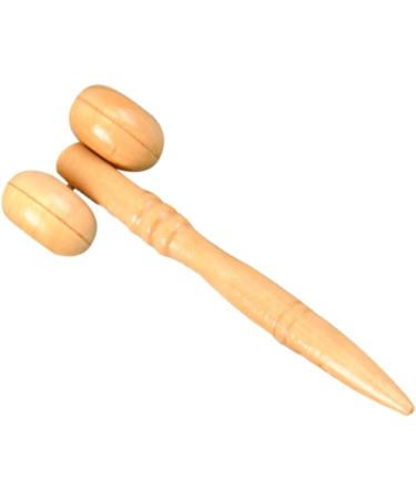 Beavorty Hand Massage Device | Anti-Aging Wooden Facial Roller & Muscle Massager | Bamboo Mini Roll Rod for Spa & Relaxation - Buy Online on GoSupps.com