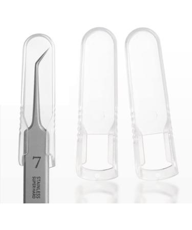 10Pcs Plastic Eyelash Grafting Tweezers Protective Covers - Eyelash Tools - Buy Online on GoSupps.com