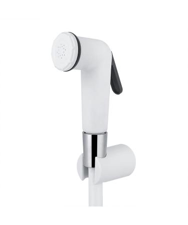 Portable Bathroom Spray Head Set - ABS Plastic Handheld Shower Bidet Sprayer with Hose & Bracket for International Shipping - Buy Online on GoSupps.com