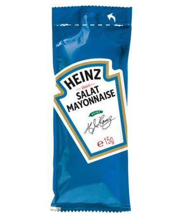 Heinz Salad Mayonnaise - Spicy 15g Portion Bags (100 Pack) - 1.5 kg - International Shipping Available - Buy Online on GoSupps.com