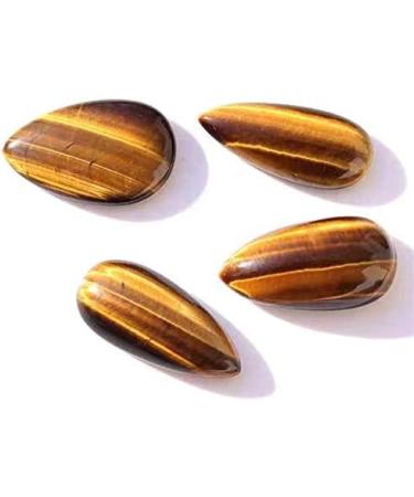 Natural Gold Flash Tiger Eye Gem Drop 1pc - Buy Online on GoSupps.com