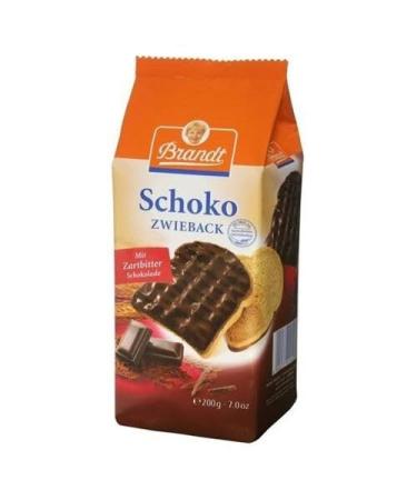 Buy Brandt Genuss Zwieback Dark Chocolate 10-Pack (10x200g) - International Shipping Available - Buy Online on GoSupps.com
