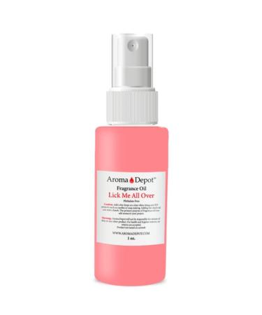 1 oz Lick Me All Over Body Spray Perfume/Skin Body Fragrance Oil. Our Interpretation Pure-Uncut. Add a Few Drops to Your Aromatherapy Diffuser. Smell Good All Day Any Day!