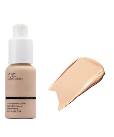 Allbesta Liquid Liquid Matte concealer primer skin feeling oil control make-up base primer full coverage foundation 35ml #102 nude
