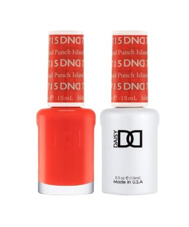 LIKO DND Nail Polish Nail Gel Island Punch Looks Classy On Your Nails Suitable for All Seasons No Wipe Nail Gel Polish Pack of 1 DND 715