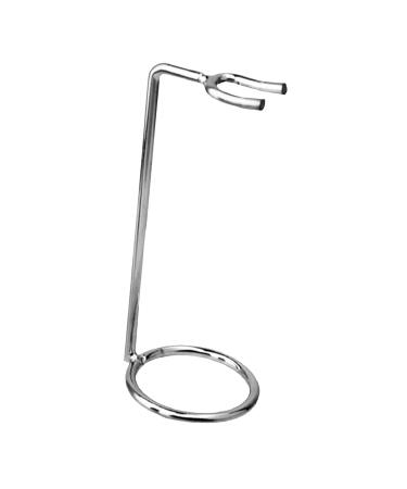 Modern Hearing Stand & Shaving Brush Organizer | Extra Wide Openings | Travel Razor Accessories in Sleek Silver - Buy Online on GoSupps.com