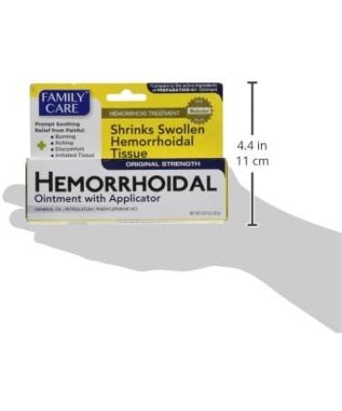 Anesthetic Hemorrhoid Ointment 0.67 oz with Applicator - Fast Relief - Buy Online on GoSupps.com