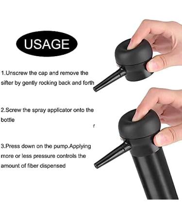 Hair Fiber Applicator Spray Nozzle - Precision Application for Hair Building Fibers - Buy Online on GoSupps.com