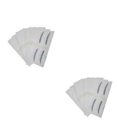 Beavorty 24 Pcs 48 Easy Eyebrow Stencil Eyebrow Shaping Stencils Eyebrow Makeup Tools Card