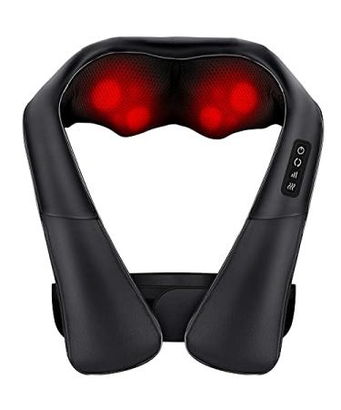 Massage device with heat 8D rotation with belt neck massage device massage for shoulder back waist leg feet and muscle adjustable speeds at home office car car