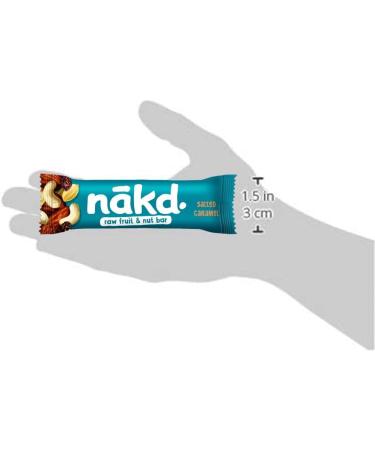 nakd. Salted Caramel Raw Fruit & Nut Bars 18 x 35g - Buy Online on GoSupps.com