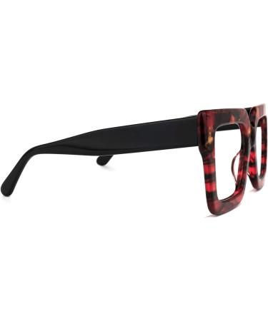 Zeelool Brandon VFP0306 Stylish Oversized Square Blue Light Blocking Glasses for Women with 100% UV400 Protection - Buy Online on GoSupps.com
