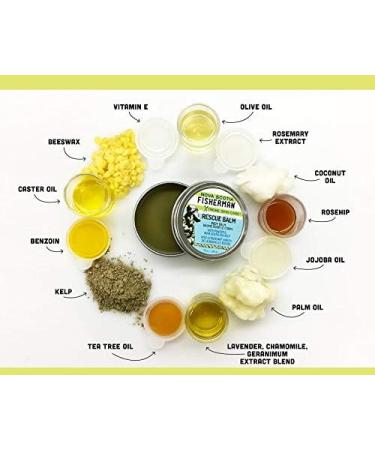 Nova Scotia Fisherman - Quick Stick Rescue Balm - Nova Scotia Kelp Beeswax Olive Oil Coconut Oil Aloe Tea Tree Chamomile Geranium Rosemary & Vitamin E - 17 g - Buy Online on GoSupps.com