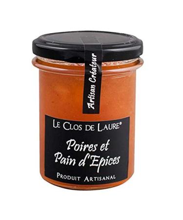 Le Clos de Laure pear jam with gingerbread from France 220g pear with gingerbread