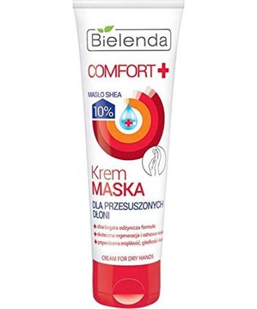 Moisturising hand mask for dry skin with 10% shea butter 75 ml / Bielenda Comfort