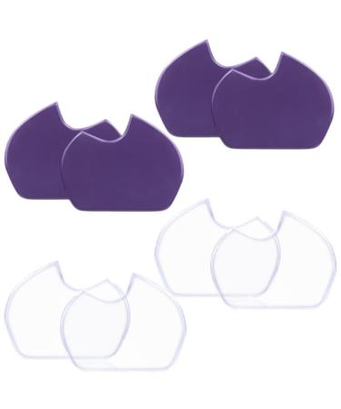 FOMIYES 4 Pairs Half Size Pad Foot Pads Shoe Filler Insole Adjustable Shoe Filler Metatarsal Cushion Ball of Foot Insole High Heel Inserts Shoe Filler Insert Ladies Pumps Miss Gel Non-Slip