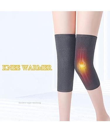 Kashmir Elastic Knee Brace - Arthritis Pain Relief Thermal Knee Pad for Men & Women Lightweight Support (40kg-60kg) - Gray - Buy Online on GoSupps.com