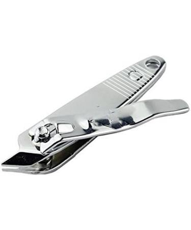VNDEFUL 2PCS Stainless Steel Nail Clippers Set - Slanted Edge Manicure Pedicure Trimmer, Silver - Buy Online on GoSupps.com
