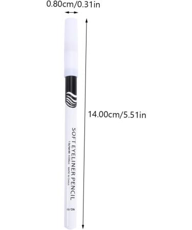 Outanaya 12pcs Eyeliner Pencil Machenical Eyeliner Lip Liner Brow Microblading Pen Makeup Tool Wooden Pole - Buy Online on GoSupps.com