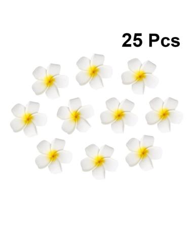 25pcs Plumeria Hair Clips - Frangipani Hairpins for Girls | Hawaiian Party Accessories - International Shipping - Buy Online on GoSupps.com