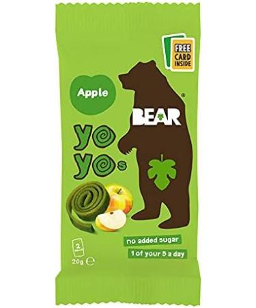  BEAR Bear Nibbles Yoyo Fruit Rolls 100% 20g (Pack of 30) - Buy Online on GoSupps.com
