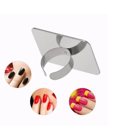 FRCOLOR 10pcs Stainless Steel Makeup Ring Plate - Nail Art Palette & Color Mixing for Artists - Buy Online on GoSupps.com