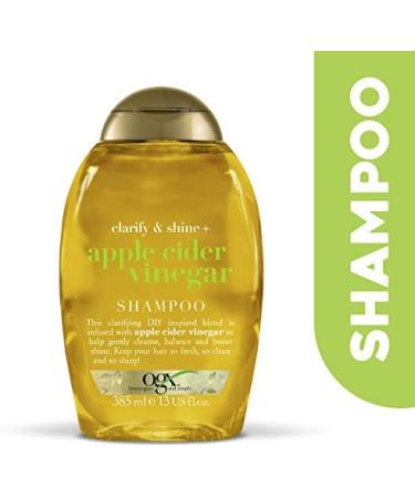 OGX Apple Cider Vinegar Clarifying Shampoo 385ml - For Oily & Greasy Hair - Buy Online on GoSupps.com