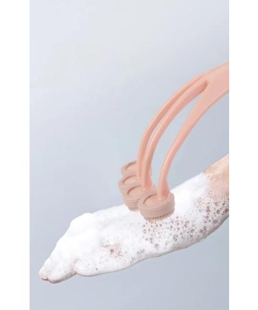 Silicone Chicken Feet Bath Brush with Long Handle for Soft Exfoliation and Massage - Buy Online on GoSupps.com