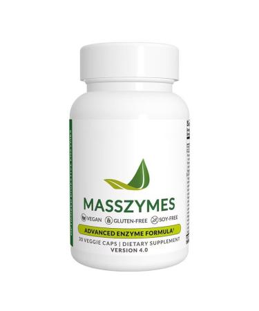 MassZymes - Enzymes digestives compl tes pour la sant intestinale - Soulagement des ballonnements pour hommes et femmes v g talien sans OGM