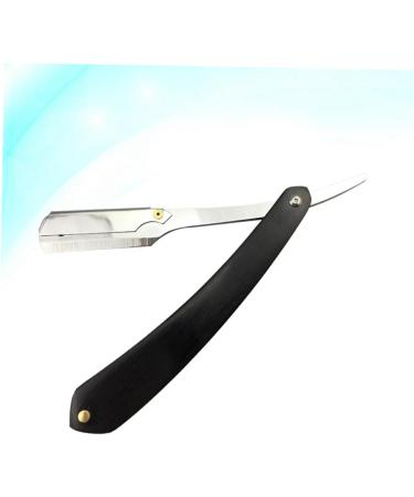 Buy Angoily Foldable Hairdressing Razor Kit Double Cutting Edge Vintage Straight Razor for Men | Premium Metal & Wood Design - Buy Online on GoSupps.com