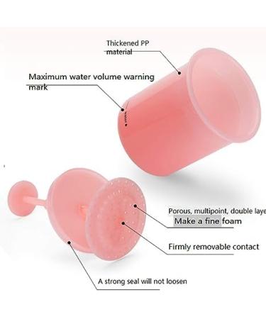 Katartizo White Foam Cup - Portable Facial Cleanser & Whip Bubble Maker for Home & Travel | Skin Care Essential - Buy Online on GoSupps.com