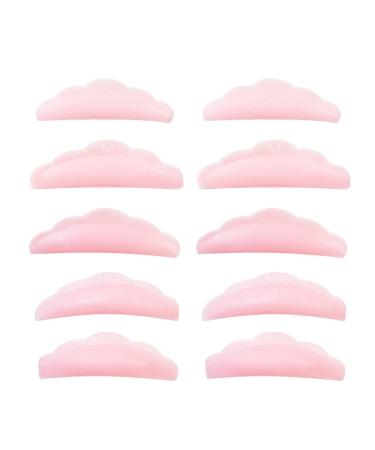 Libetary super soft eyelash lift pads 10 pieces eyelash extensions silicone rods 5 sizes reusable eyelash wave curlers protective cushion pink - Buy Online on GoSupps.com
