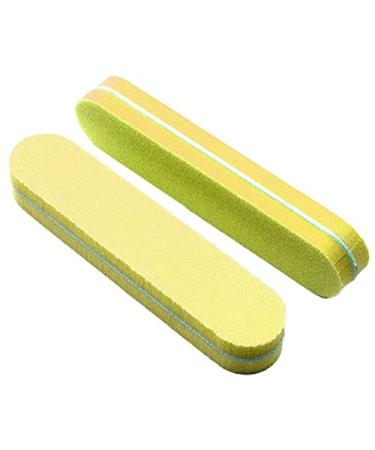 MABSSI 20 Pieces Buffer Block Buffer for Acrylic Nail Art Kit Manicure Tools Yellow