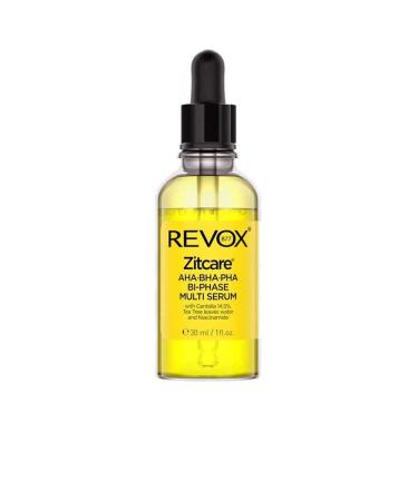 REVOX B77 ZITCARE AHA BHA PHA Bi-Phase Multi-Face Serum with CENTELLE 14.5%, Tea Tree and Niacinamide 30ml