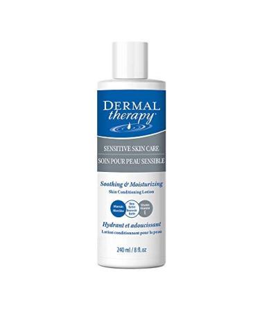 Dermal Therapy Sensitive Skin Lotion - Calming Non-Irritating Lotion with 15% Allantoin 10% Shea Butter Vitamin E - Soothing Relief for Dry Itchy Eczema-Prone Skin - 8 fl oz / 240 ml