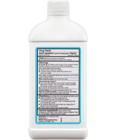 Kondremul Lubricant Laxative Mineral Oil 16 fl oz - Relief for Occasional Constipation - Buy Online on GoSupps.com