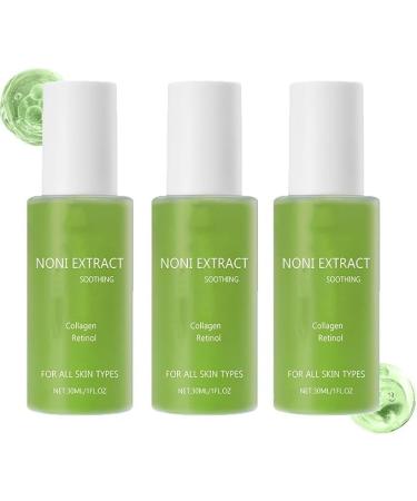 1/2/3Pcs Noni Fruit Serum Noni Extract Facial Serum Noni Energy Ampoule Noni Moisture Balancing Toner Hydrating Serum for All Skin Types 30ML/1FL.OZ (3Count (Pack of 3))