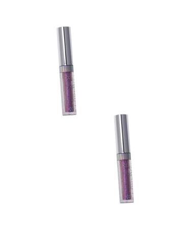Balacoo 2pcs Liquid Glitter Eyeshadow Liquid Eyeliner Glow Eye Powder Eye Shadow Cosmetic Symphony