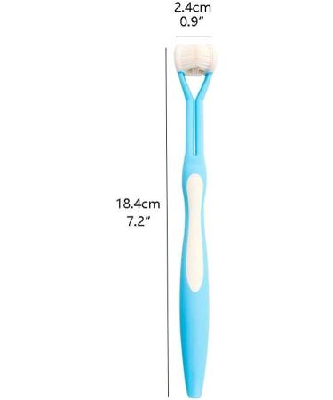 WXPJMDFC Unique 3-Page Design Toothbrushes - Pack of 6 Travel Hand Toothbrushes with Large Angle Bristles for Complete Oral Care - Buy Online on GoSupps.com