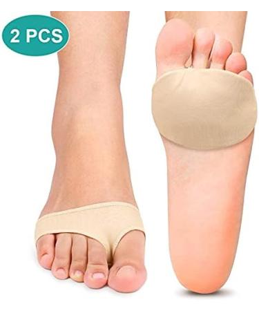 Forefoot Cushion Gel & Metatarsal Sleeves Soft Gel Foot Cushion for Morton s Neuroma Bunion Relief & Pain Relief - Buy Online on GoSupps.com