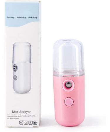 Facial Mister Portable Mini Face Sprayer USB Rechargeable Facial for Hydratin Face Sprayer Pink - Buy Online on GoSupps.com