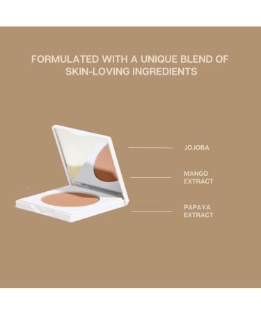 Nuda Matte Bronzer Powder - Long-Wear Vegan Contouring Makeup for Natural Tan | Ideal for Fair-Medium Skin Tone | Cruelty-Free Bronzing Powder - Buy Online on GoSupps.com