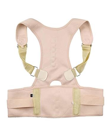Posture Corrector Rug Posture Woman Chest CorrectorBack Brace Spine Support Belt Posture CorrectorWoman Back Straightener Back Brace (Black L) Better life Beige S