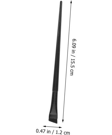 Ipetboom 12pcs Eyeliner Brush Eye Shadow Brush Eyebrow Brush Flat Eyeliner Brush Eye Makeup Brush Cosmetic 15.5x1.2x0.6cm Black - Buy Online on GoSupps.com